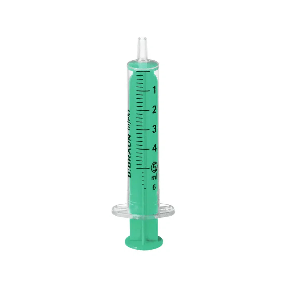 B. Braun Injekt® Luer Solo 5ml Einmalspritze mit Luer-Ansatz, exzentrisch