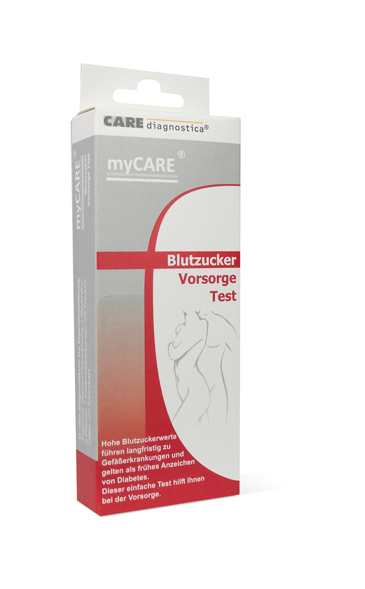 myCare Blutzucker Vorsorgetest
