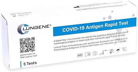 Clungene Covid-19 Laien-Schnelltest – 5er Box
