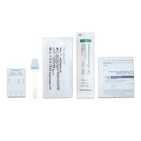 Fluorecare-Test zum Erkennen von SARS-CoV-2 | Influenza A/B & RSV Viren