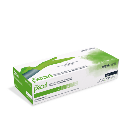 Unigloves PEARL® Nitril Handschuhe Lime