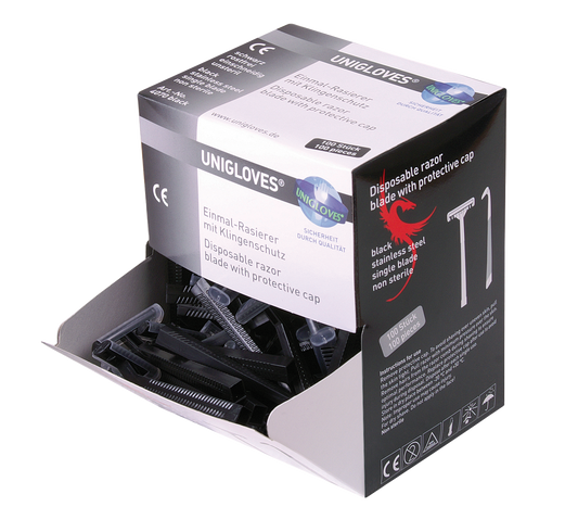 Unigloves Einmal-Rasierer mit Klingenschutz