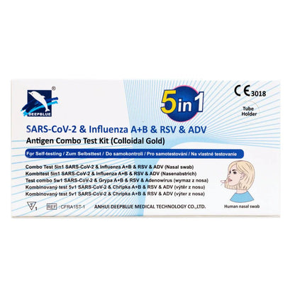 Deepblue 5 in 1 Combo Antigen Schnelltest