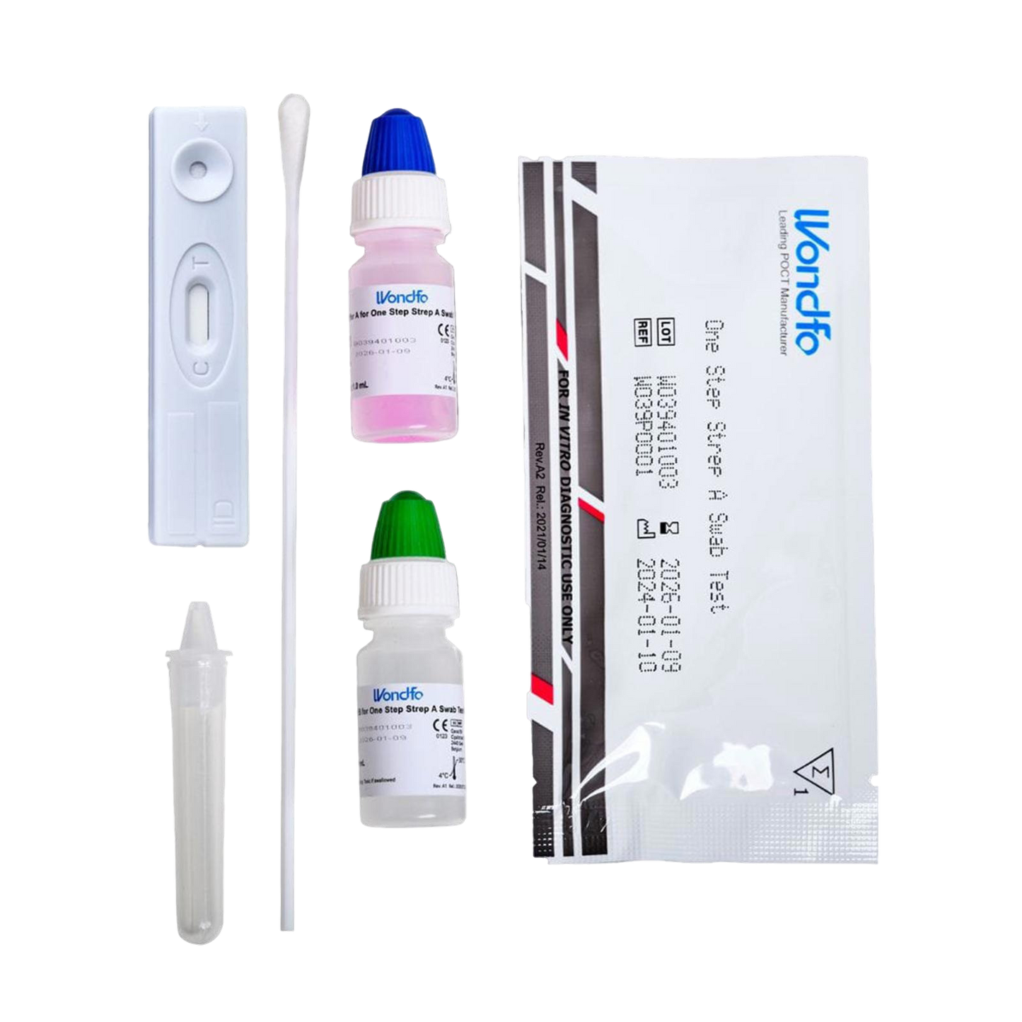 Wondfo Schnelltest Streptokokken A / Scharlach Selbsttest