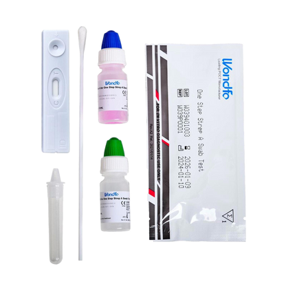 Wondfo Schnelltest Streptokokken A / Scharlach Selbsttest