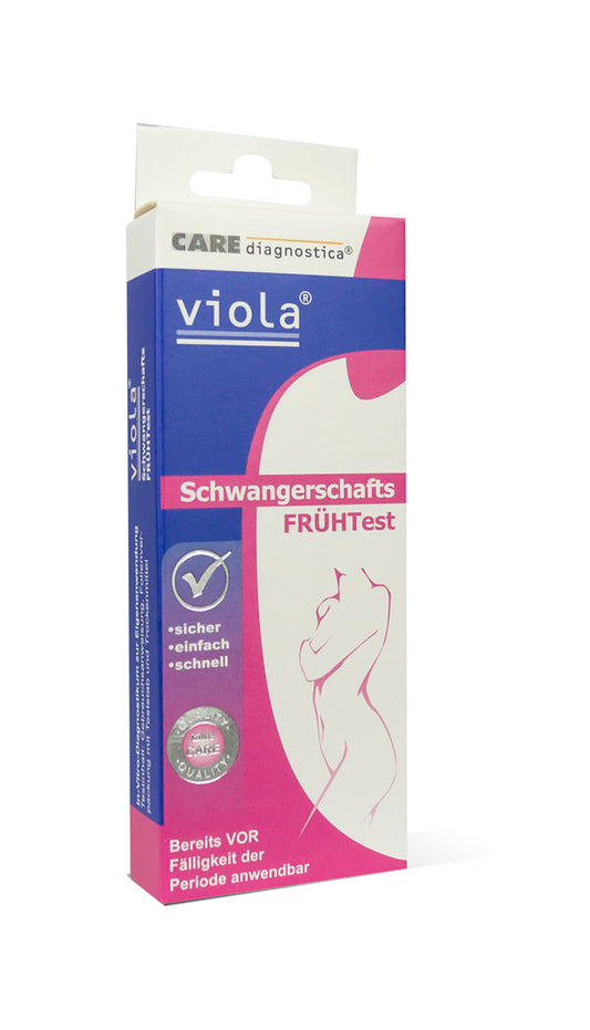Viola Schwangerschaftsfrühtest - Anwendbar VOR Fälligkeit der Periode