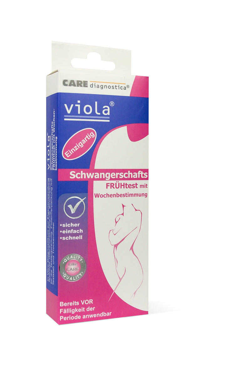 Viola Schwangerschaftsfrühtest mit Wochenbestimmung